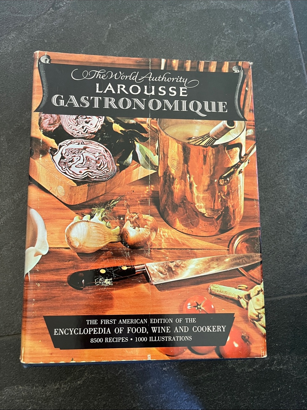 Larousse Gastronomique Encyclopedia of Food Wine & Cookery Prosper Montagne 1961